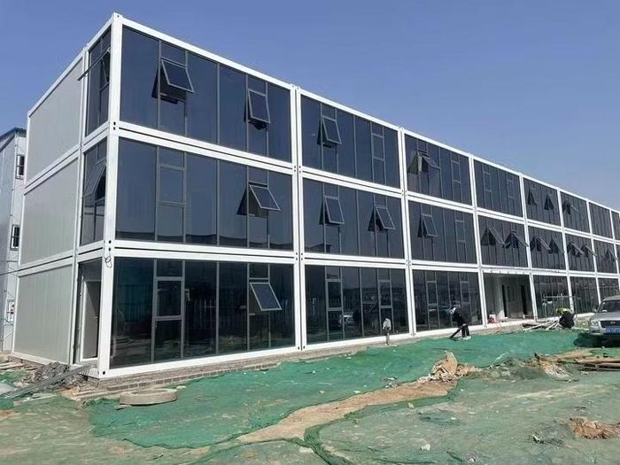 Nhà lắp ghép nhanh. Ảnh: CNS.