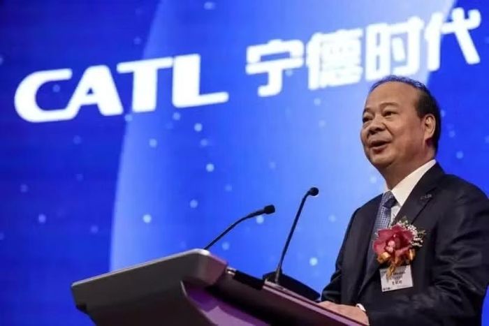 Tăng Dục Quần ông chủ "Vua pin điện" CATL vững vàng vị trí thứ ba. Ảnh: Sohu.