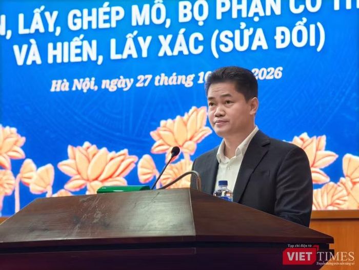 Thứ trưởng Vũ Mạnh Hà. Ảnh: Thanh Hằng.