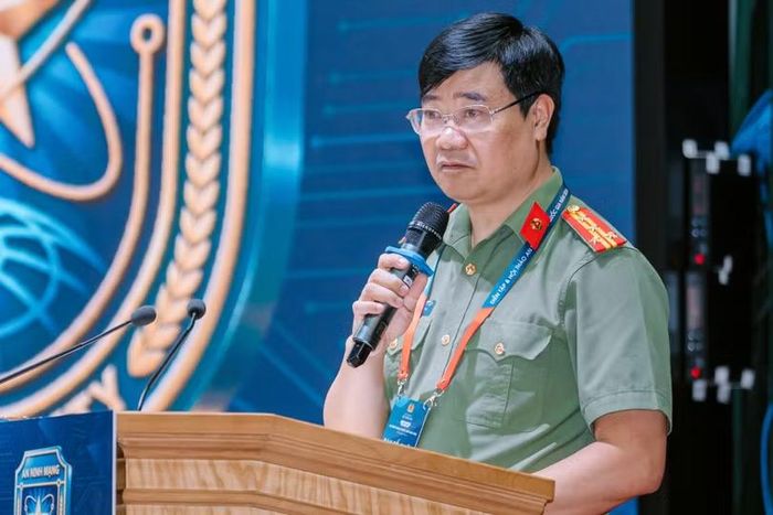 Ông Nguyễn Hồng Quân cho rằng các bài toán được đặt ra trong diễn tập đều bám sát thực tiễn bảo vệ an ninh mạng đối với các hệ thống thông tin trọng yếu. Ảnh: Thu Uyên.