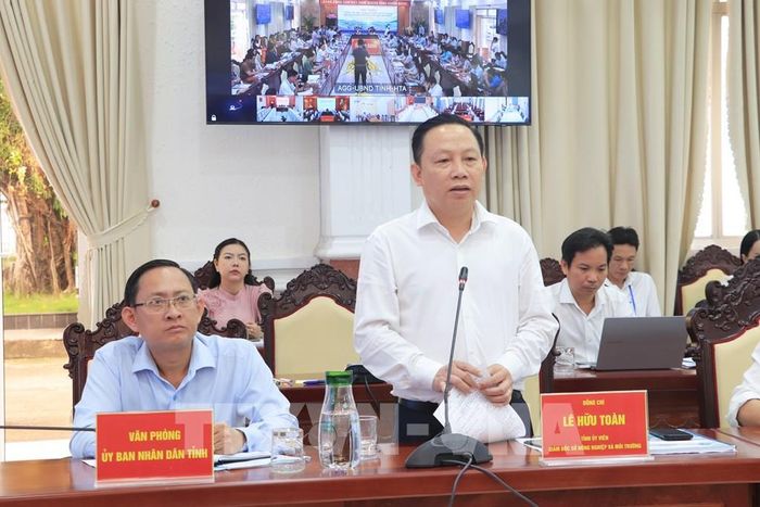 Đại biểu phát biểu tại Hội thảo. Ảnh: Lê Huy Hải - TTXVN