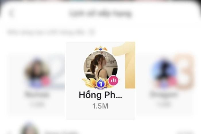 Hồng Phúc đạt Top 1 Bảng xếp hạng TikTokLIVE ngày 19.10.2026 - Ảnh: KingMedia
