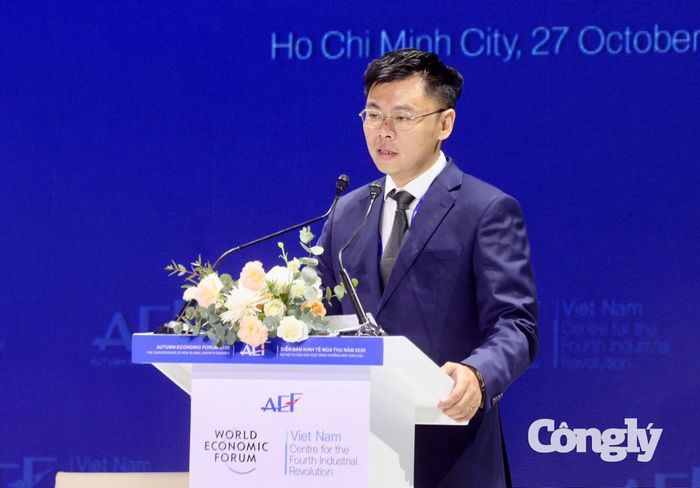 Phó Chủ tịch UBND TP.HCM Trương Minh Huy Vũ phát biểu.