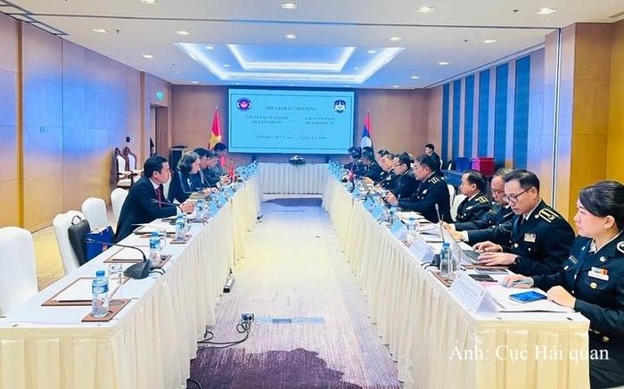 Toàn cảnh Hội nghị Tổng cục trưởng Hải quan Việt Nam - Lào năm 2026.