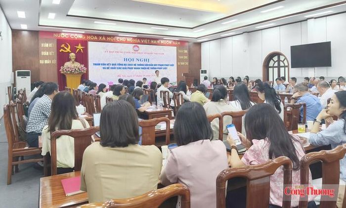Hội nghị nhằm thực hiện Nghị quyết số 2092/NQ-UBTVQH15 ngày 3/4/2026 của Ủy ban Thường vụ Quốc hội về tổng rà soát hệ thống văn bản quy phạm pháp luật.
