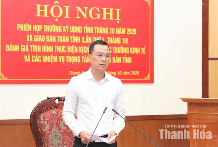 Chủ tịch UBND tỉnh Tô Anh Dũng phát biểu chỉ đạo tại phiên họp.