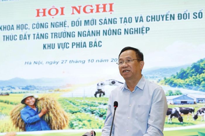 Ông Đinh Cao Khuê: "Xuất khẩu rau quả hướng tới mục tiêu 20 tỷ USD trong những năm tới". Ảnh: Ban tổ chức.