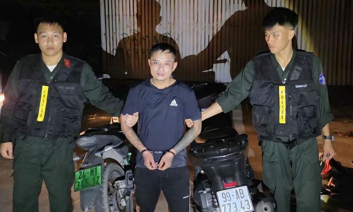 Tổ tuần tra Phòng Cảnh sát cơ động phát hiện đối tượng trộm cắp xe máy trên địa bàn phường Võ Cường.