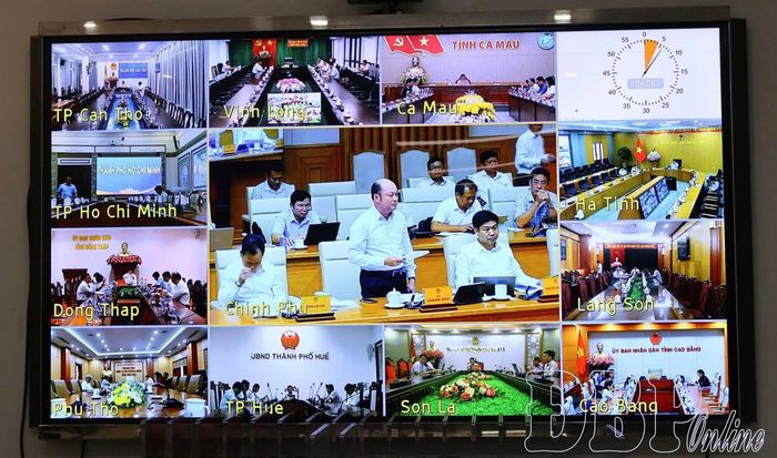 Đại biểu tỉnh Thanh Hoá tham gia ý kiến tại hội nghị.