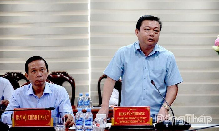 Đại biểu phát biểu tại hội nghị.