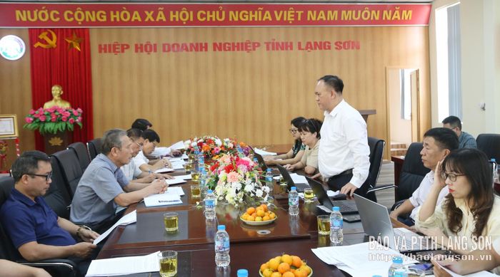 Đoàn công tác của Ban Chính sách, Chiến lược Trung ương làm việc với Hiệp hội Doanh nghiệp tỉnh