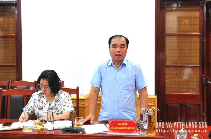 Lãnh đạo Báo và Phát thanh, Truyền hình Lạng Sơn phát biểu tại chương trình khảo sát
