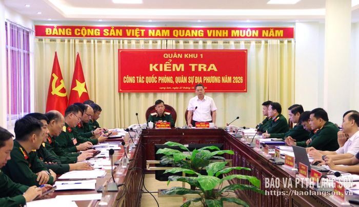 Đồng chí Đoàn Thanh Sơn, Phó Chủ tịch UBND tỉnh phát biểu tại buổi kiểm tra