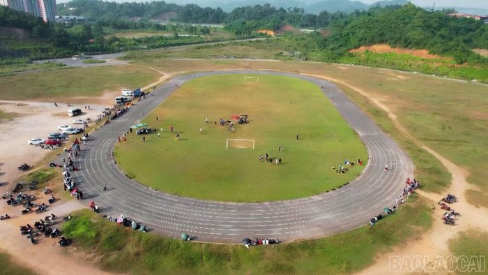 Sân vận động Trung tâm Văn hóa, Nghệ thuật và Thể thao tỉnh Lào Cai – địa điểm tổ chức các nội dung thi đấu môn điền kinh.