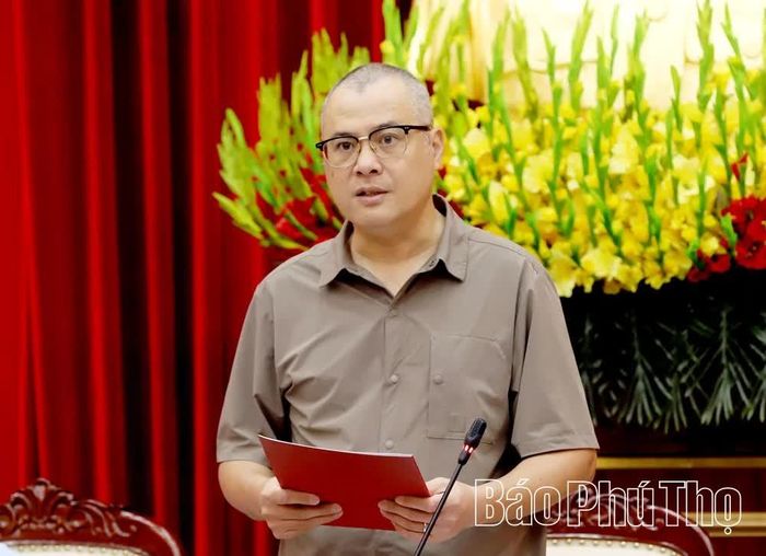 Đồng chí Bí thư Tỉnh ủy Phạm Đại Dương phát biểu chỉ đạo tại hội nghị.