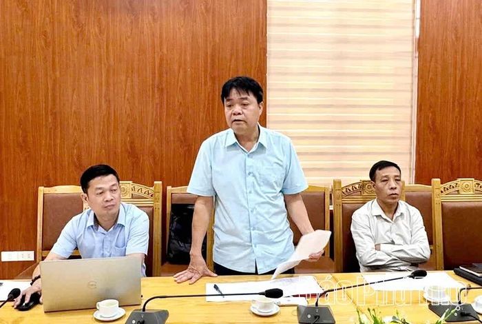 Đại diện các tiểu ban giám khảo phát biểu tại hội nghị.