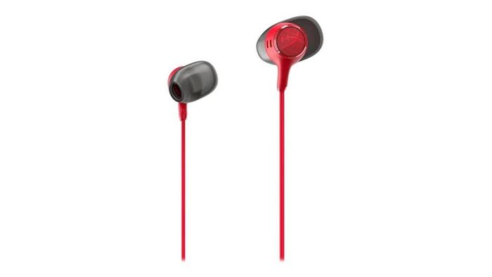 Cloud Earbuds 3 giữ thiết kế dây liền thân và housing nhỏ gọn, phù hợp việc mang theo nhưng vẫn cần cuộn dây gọn sau khi chơi. Ảnh: HyperX.
