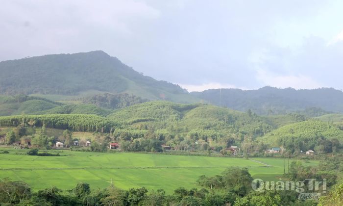Một góc bản Khe Giữa, xã Kim Ngân hôm nay - Ảnh: V.M