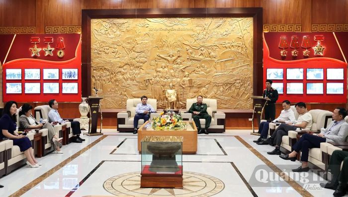 Quang cảnh buổi làm việc - Ảnh: C.T.V