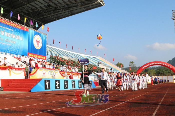 Đoàn VĐV Bắc Yên.