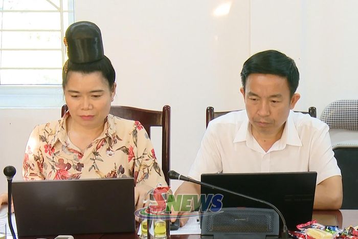 Các đại biểu dự hội nghị tại xã Yên Châu.