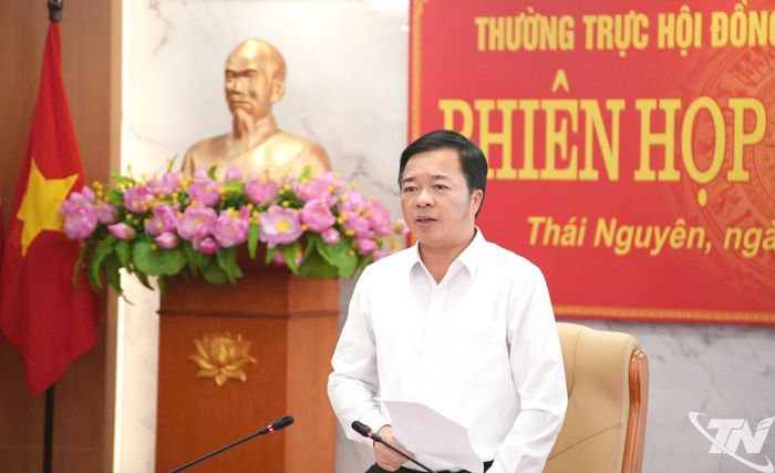 Đồng chí Bùi Văn Lương phát biểu kết luận Phiên họp.