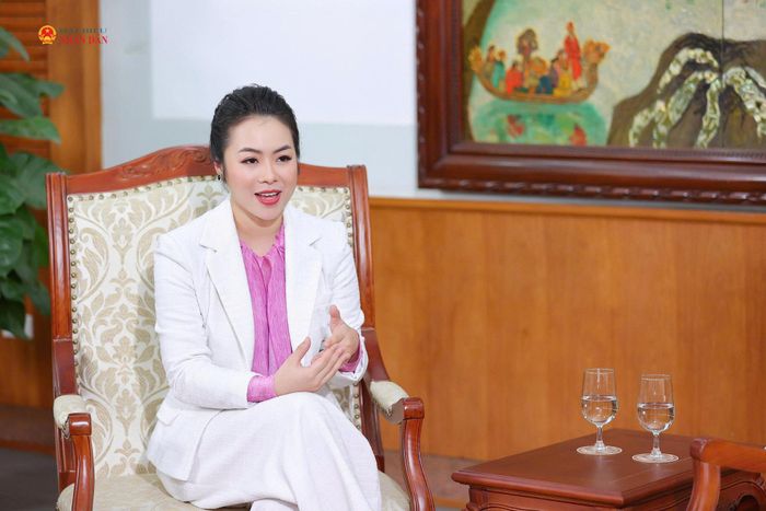 Bà Lê Nguyễn Thiên Nga. Ảnh: Tường Minh
