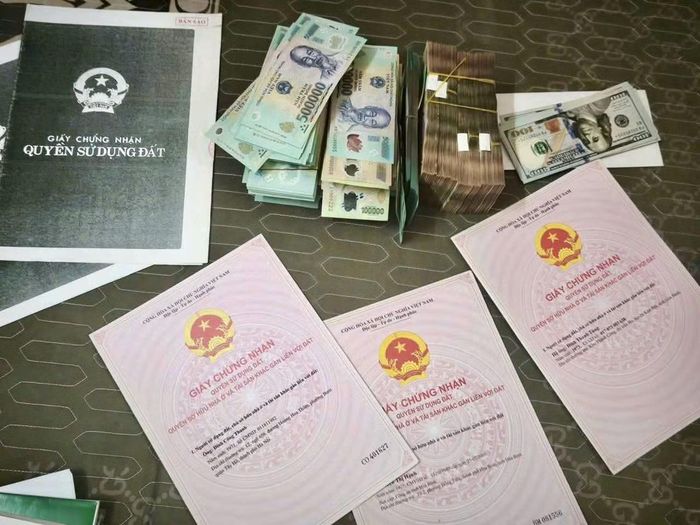 Tang vật trong vụ án.