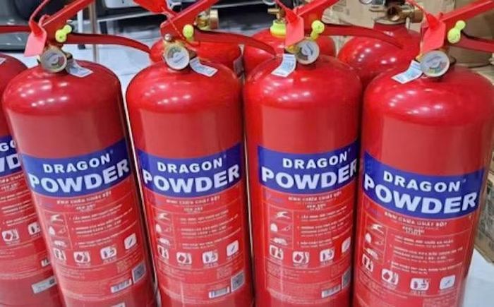 Bình chữa cháy Dragon bị xác định là hàng giả.