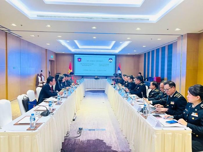 Toàn cảnh hội nghị Tổng cục trưởng Hải quan Việt Nam – Lào năm 2026.