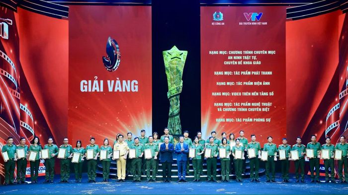 Các tác giả, nhóm tác giả nhận giải Vàng Liên hoan Truyền hình, Phát thanh, Điện ảnh CAND lần thứ XV, năm 2026.