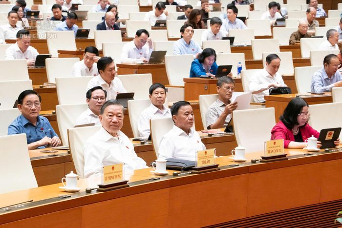 Tổng Bí thư, Chủ tịch nước Tô Lâm và các đại biểu tham dự phiên họp