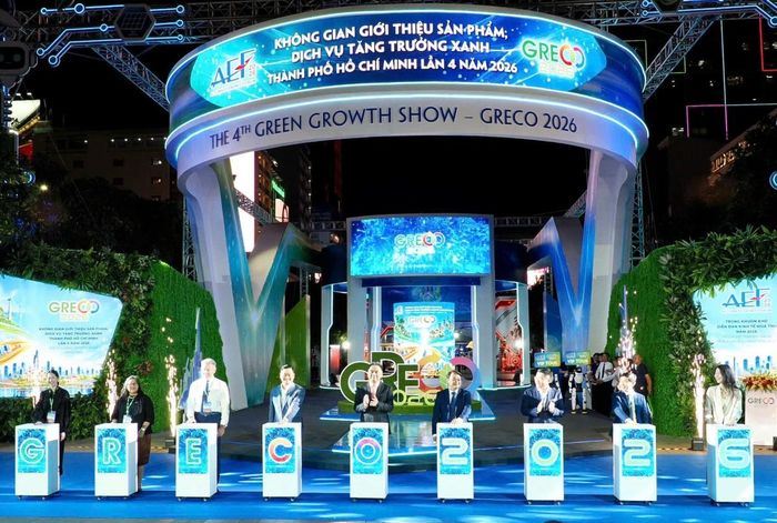Lễ khai mạc Không gian giới thiệu sản phẩm, dịch vụ tăng trưởng xanh TP. Hồ Chí Minh lần thứ 4 năm 2026 (GRECO 2026). (Ảnh: daibieunhandan.vn)