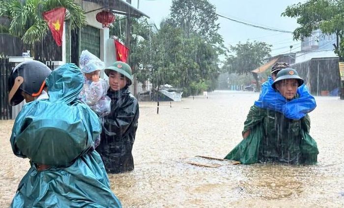 Từ chiều tối 27/10, Hà Tĩnh đến TP Đà Nẵng mưa lớn. (Ảnh minh hoạ: Q.C)