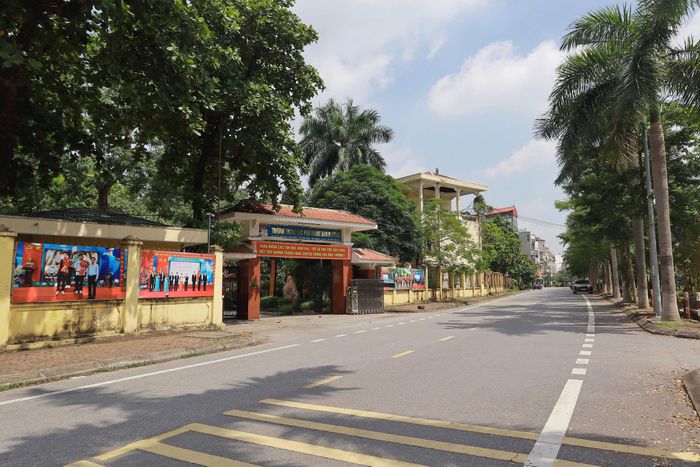 Một góc nông thôn Đan Phượng sạch đẹp. Ảnh: NM