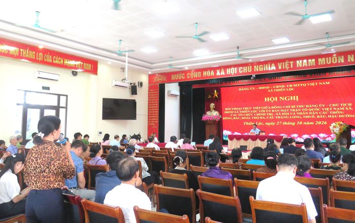 Quang cảnh hội nghị đối thoại. Ảnh: PV