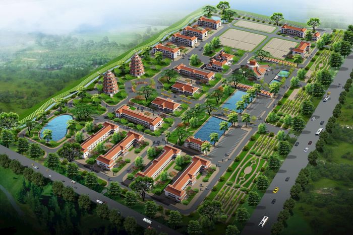 Tổng thể nghĩa trang Văn Điển. Ảnh: Anh Hoàn