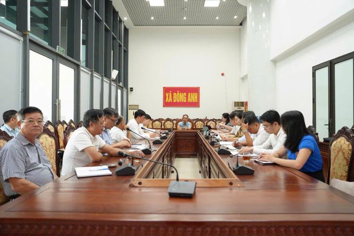 Xã Đông Anh tạo đồng thuận từ người dân trong công tác giải phóng mặt bằng, triển khai các dự án. Ảnh: Nguyễn Quang