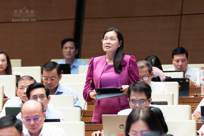 Đại biểu Nguyễn Thị Hồng Hạnh (Đoàn thành phố Hồ Chí Minh). Ảnh: quochoi.vn