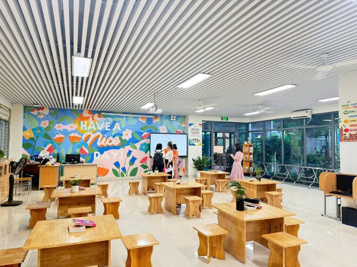 Không gian mô hình thư viện số ở phường Đống Đa. Ảnh: Phường Đống Đa