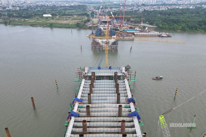 Cận cảnh kết cấu cầu. Ảnh: Tuấn Anh