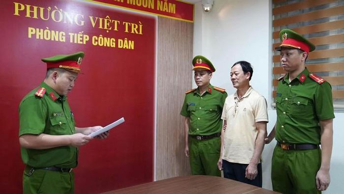 Quách Chí Lâm bị khởi tố. Ảnh: Công an tỉnh Phú Thọ.