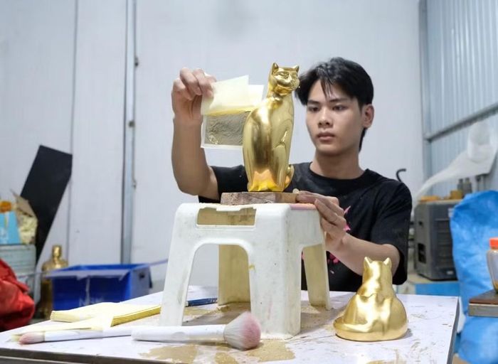 Hồi Tết 2023, các sản phẩm hình mèo rất đắt hàng. Ảnh minh họa: TPO