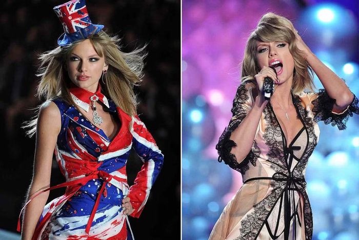  Taylor Swift được Victoria's Secret Fashion Show mời biểu diễn 2 năm liên tiếp. 