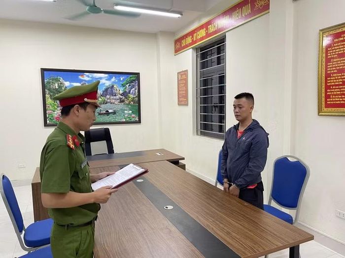 Bị can Hoàng Ngọc Dinh