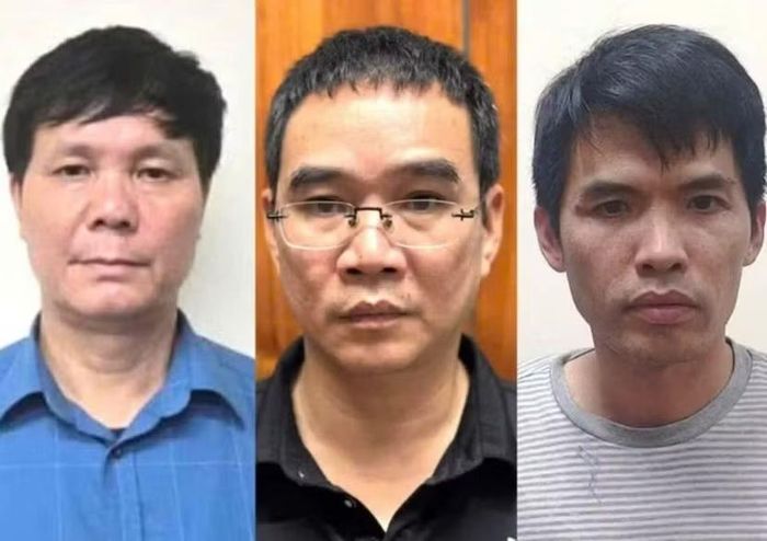 Một số bị cáo trong vụ án.