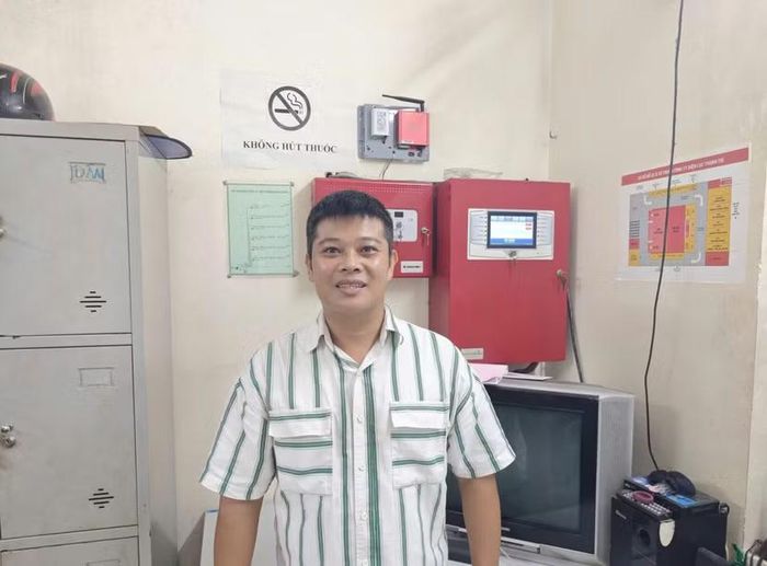 Anh Đinh Quang Hưng - Phó trưởng Phòng kỹ thuật và an toàn - Công ty điện lực Thanh Trì