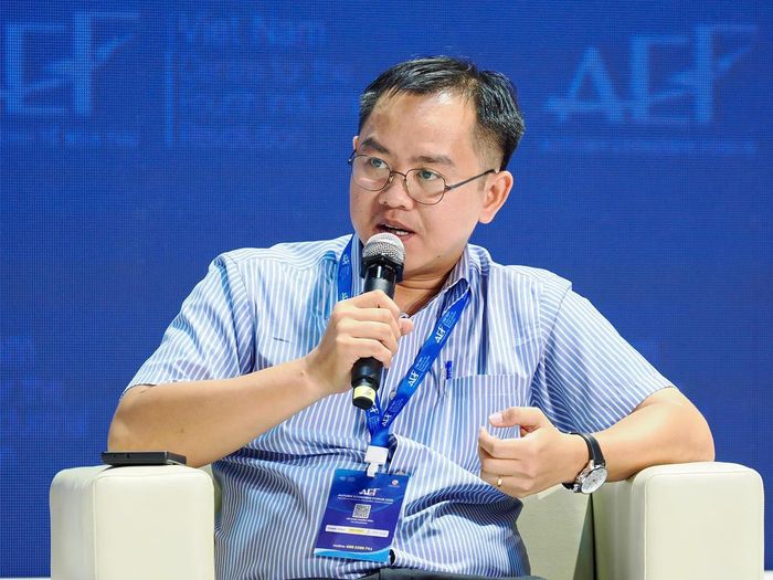 PGS.TS Lê Quốc Cường, Thành viên Tiểu ban Khoa học Công nghệ, Đổi mới sáng tạo và Chuyển đổi số, Ban Nghiên cứu Phát triển TPHCM. Ảnh: N.T