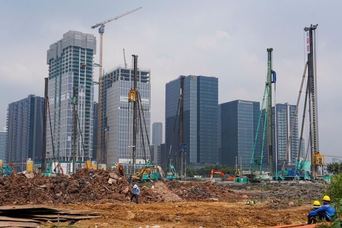 Dự án Lotte Eco Smart City Thu Thiem vừa chính thức khởi công ngày 23/9, trên khu đất khoảng 7,45 ha ngay tại lõi trung tâm Thủ Thiêm. Ảnh: Quỳnh Danh.
