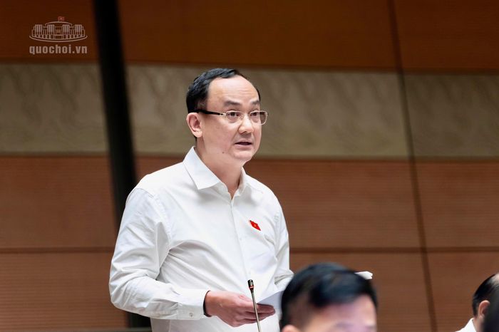 Đại biểu Nguyễn Ngọc Sơn, đoàn TP Hải Phòng. Ảnh: Quochoi.vn.